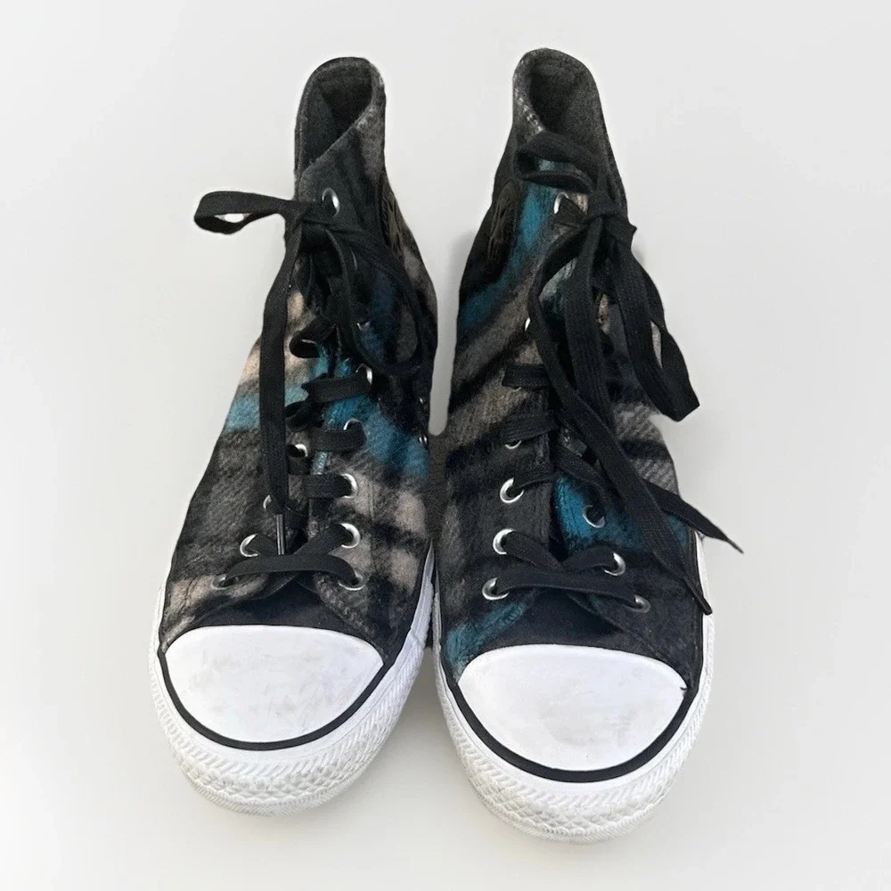 Converse x Woolrich Chuck Taylor All Star High Top Plaid Wool Mens‎ 10 Womens 12